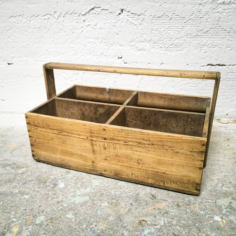 Wooden toolbox