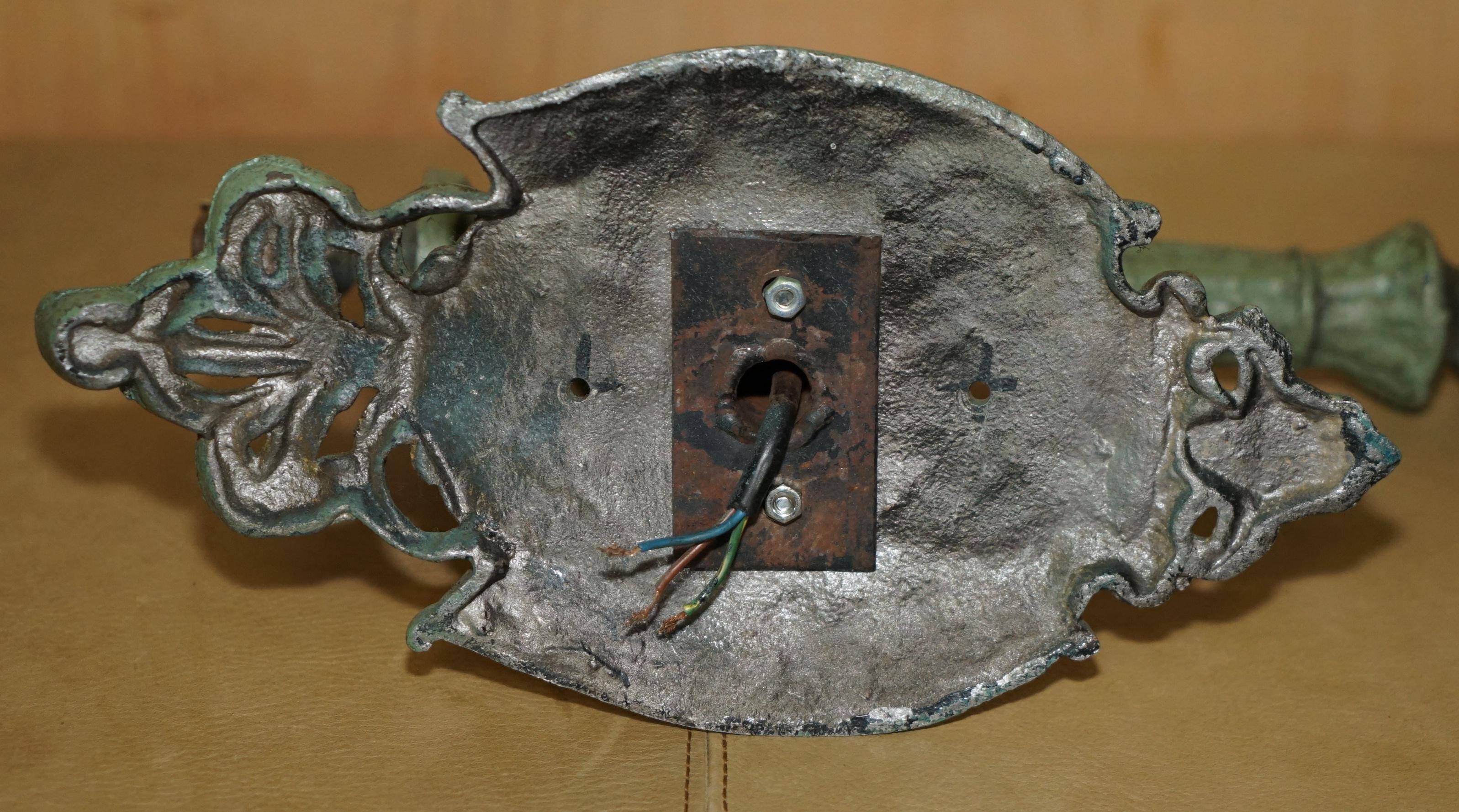 Pair of antique wall sconces circa 1920