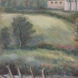 Tableau ancien paysage