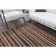 Vintage Turkish Oushak Handmade Wool Cotton Brown Kilim Area Rug 136x214