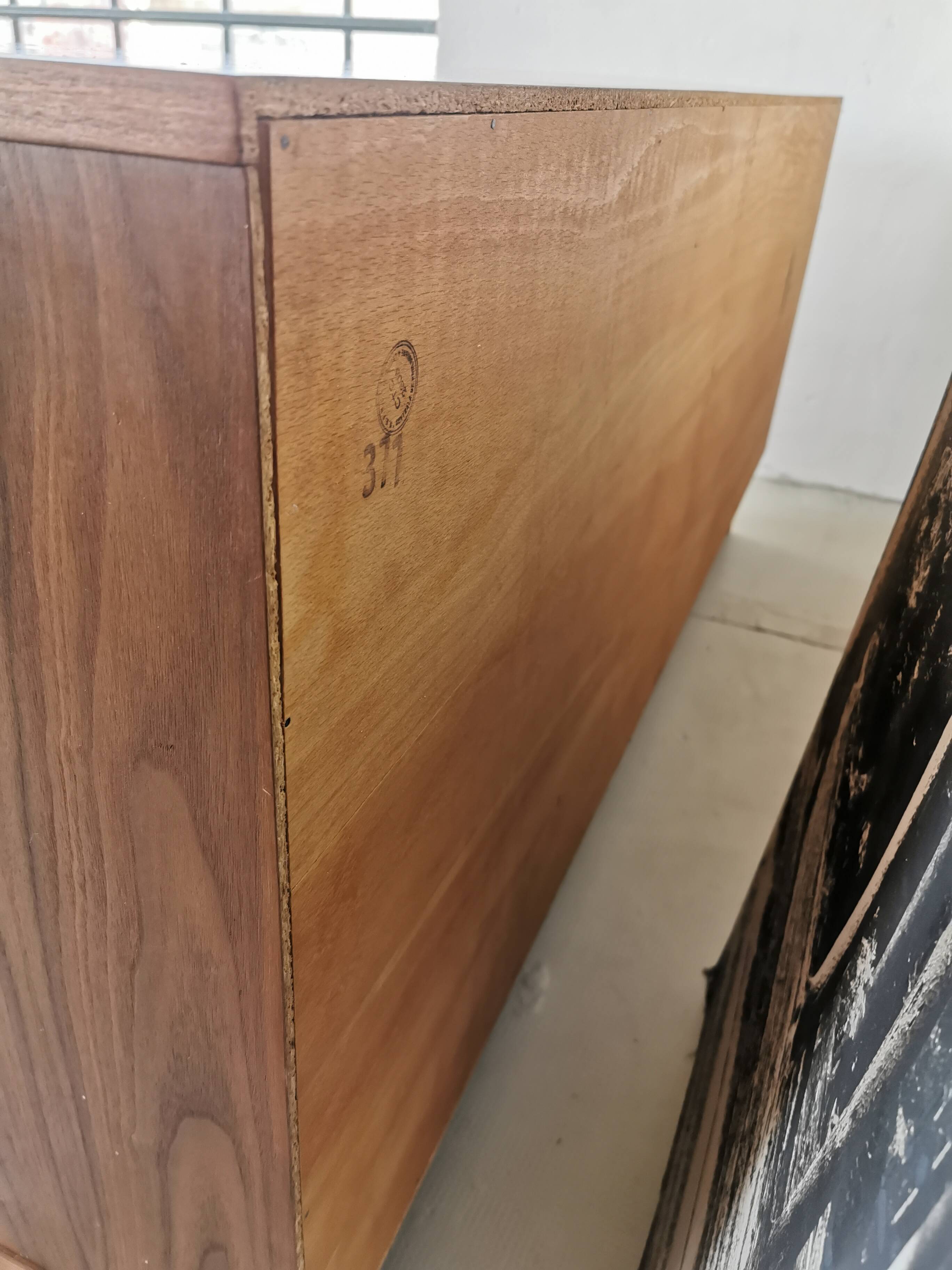 Vintage walnut sideboard from the 70s