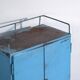 Armoire vintage de style industriel avec patine bleue (c.1950)