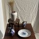 Mini carafe bleue West Germany H14,5