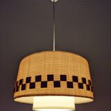 Wool and wood hanging lamp 60/70