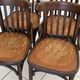 Set of 4 vintage bistro chairs from the 1960s.