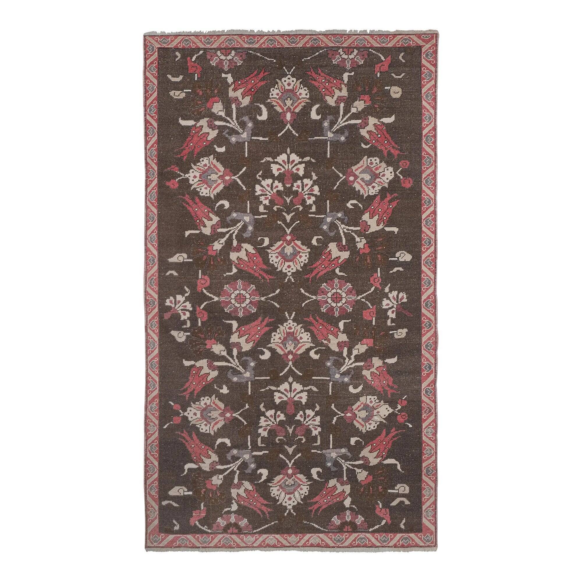 Vintage Turkish Oushak rug 150x256 cm