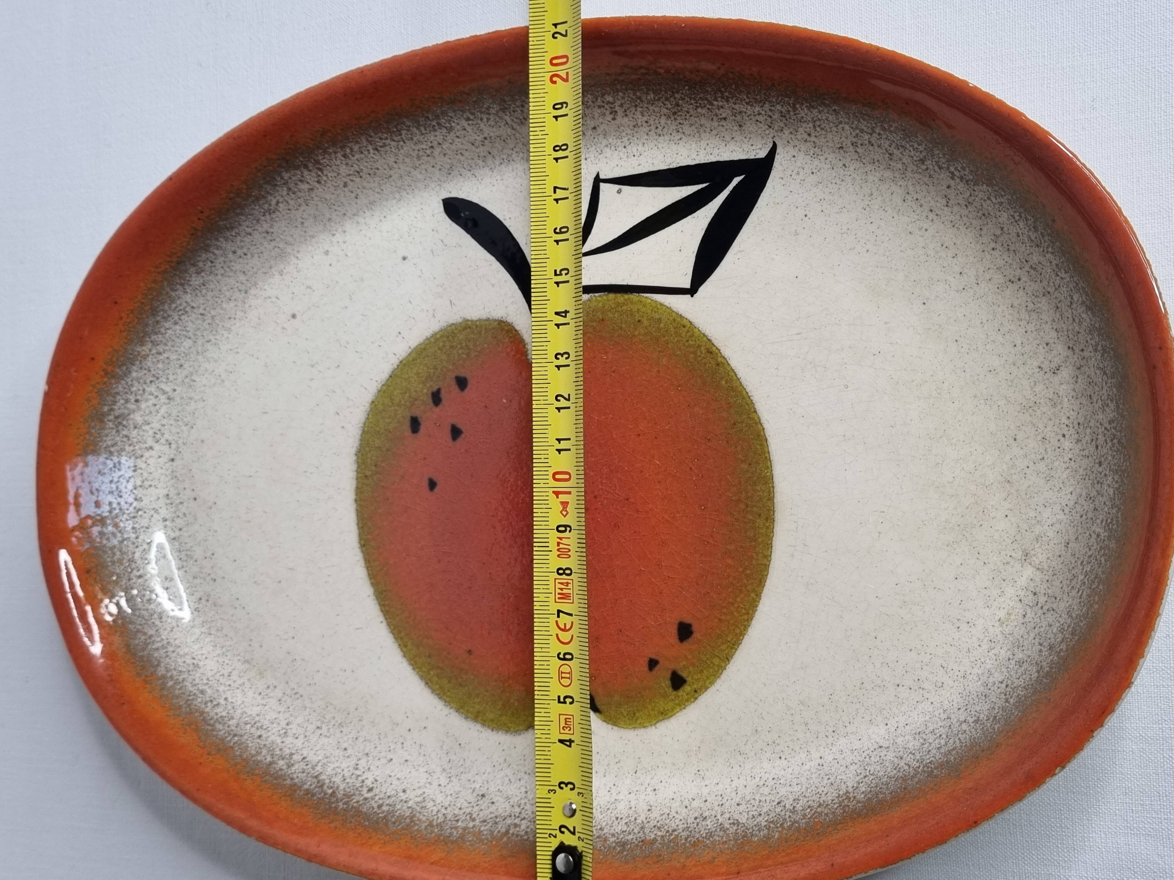 Vintage oval dish "Eva" Zell Harmersbach, Germany, 30 cm