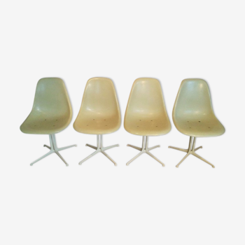 Suite de 4 chaises La Fonda - Eames - Herman Miller