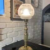 Antique bronze lamp