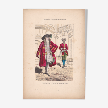 Une illustration , une image d'époque : editeur  f . roy  chevalier de saint - louis &  valet