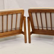 Pair of 60s Scandinavian style armchairs