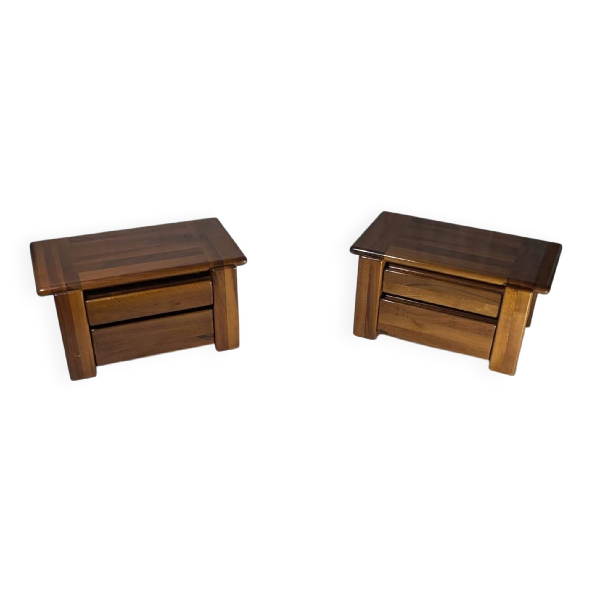 Set of 2 Bedside Tables by Mario Marenco for Mobilgirgi, 70s