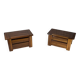 Set of 2 Bedside Tables by Mario Marenco for Mobilgirgi, 70s