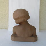 Child bust terracotta 1931