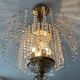 60s-70s crystal tassel cascade chandelier