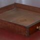 Rare double-sided desk in hardwood by Holland and Sons, Victorian era.