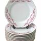 10 porcelain dessert plates