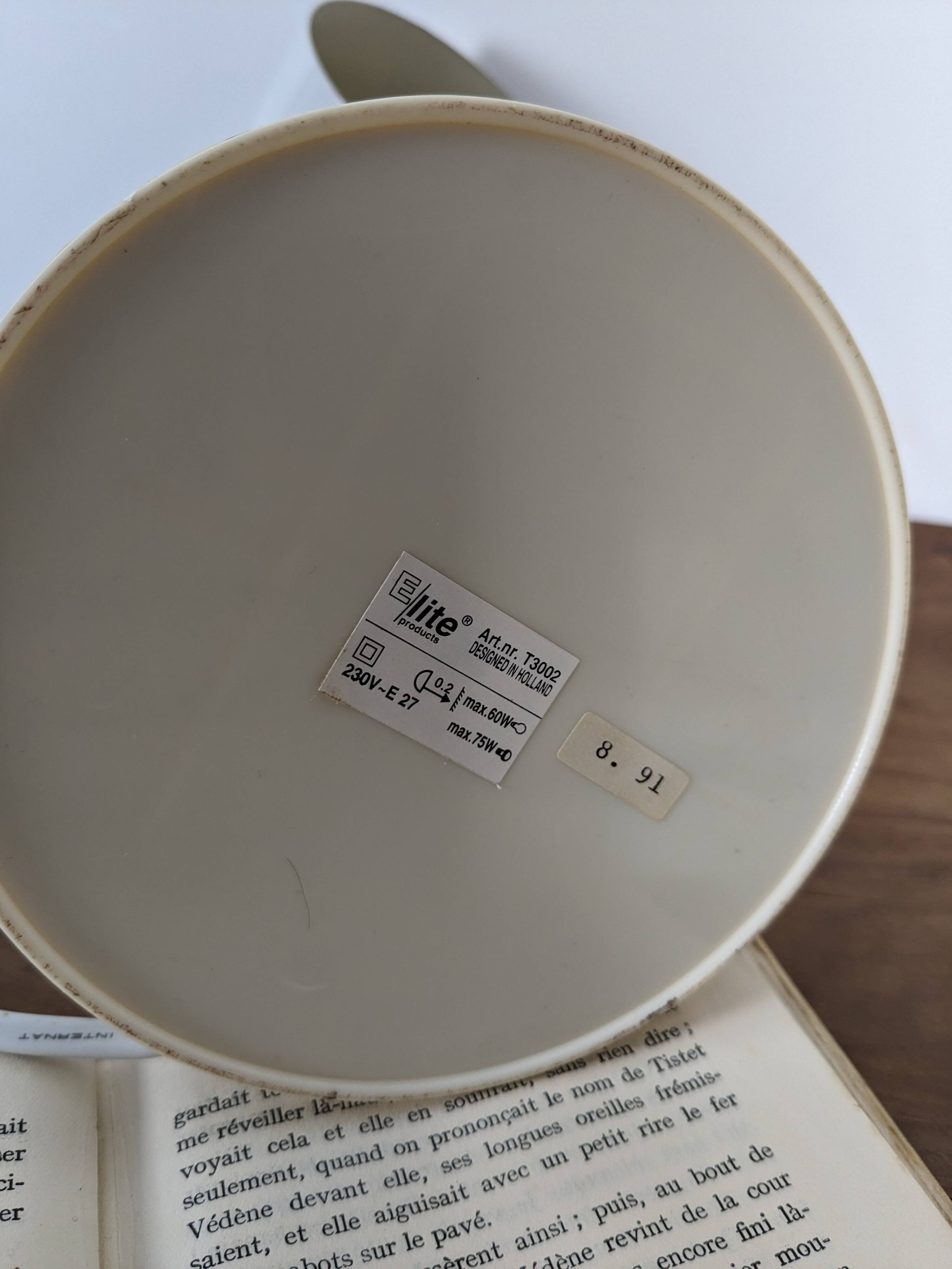 Lampe de bureau vintage par Elite