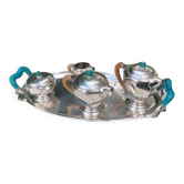 Art Deco silver tea set