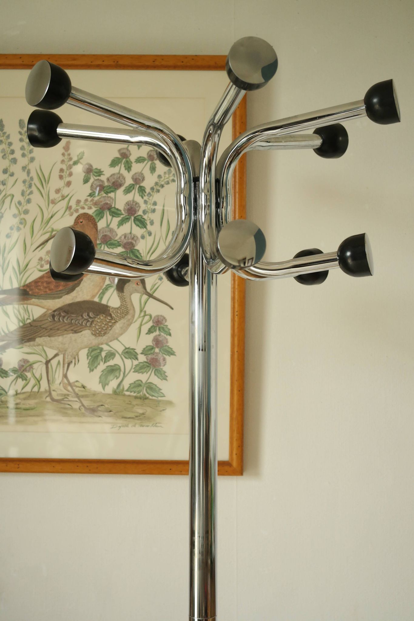 Porte manteau vintage chrome bakélite 50/60
