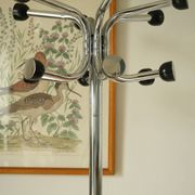 Porte manteau vintage chrome bakélite 50/60