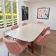 Elena PH Collection chairs — Élitis fabric: in impeccable condition.