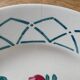 4 antique flat plates from Sarreguemines