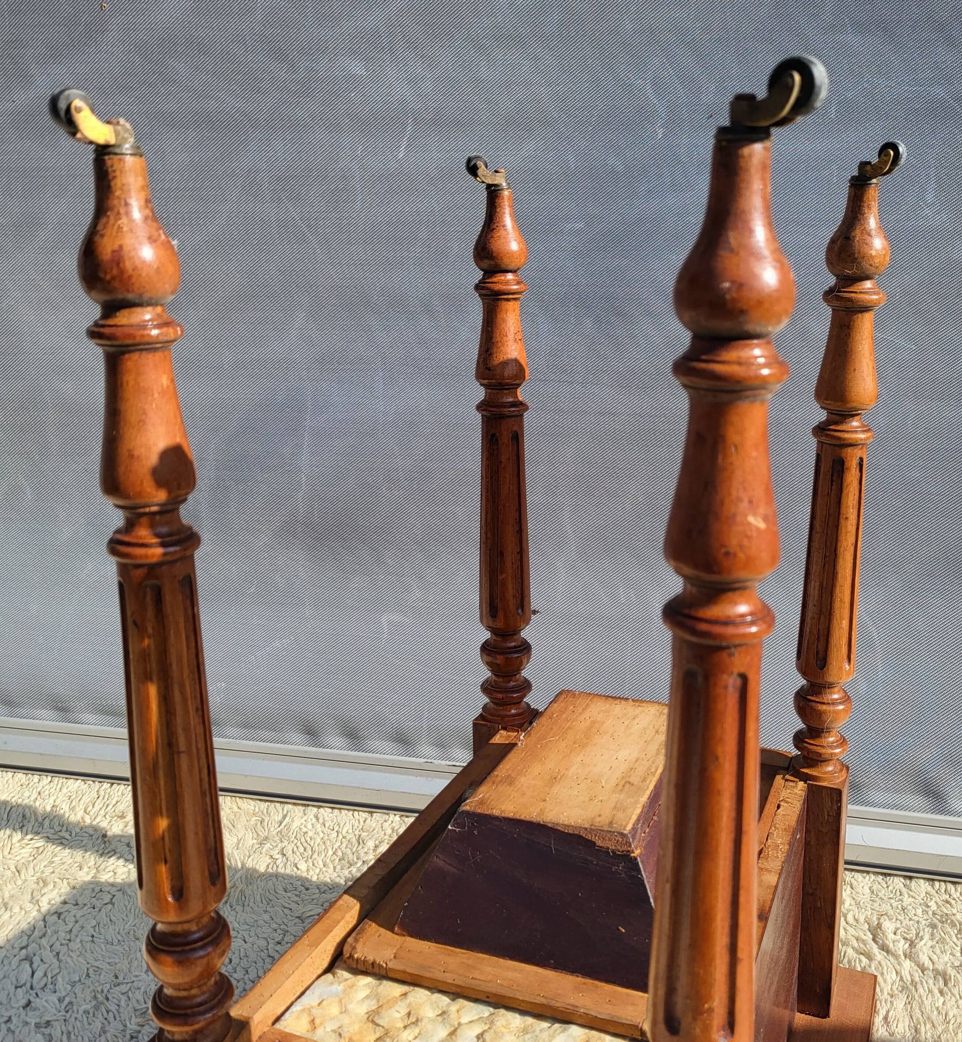 Louis Philippe secret table marquetry