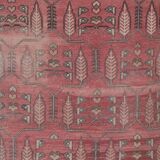 1970s Distressed Tree of Life Pattern Turkish Karapinar Rug 2'6'' x 6'7''