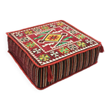 Oriental corner table, pouf
