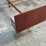 Vintage teak bed 2 places