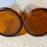 Amber bottles