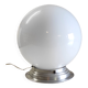 20cm opaline globe ceiling or table lamp - mid-20th century