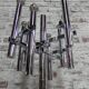 Chrome uplight floor lamp with 8 light points