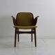Organic design arm chair by Hans Olsen for Bramin