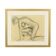 Charcoal Drawing Woman Nude Study Art Framed
