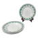 Set of 4 deep plates "Pedro", Sarreguemines, first half of the 20th century.
