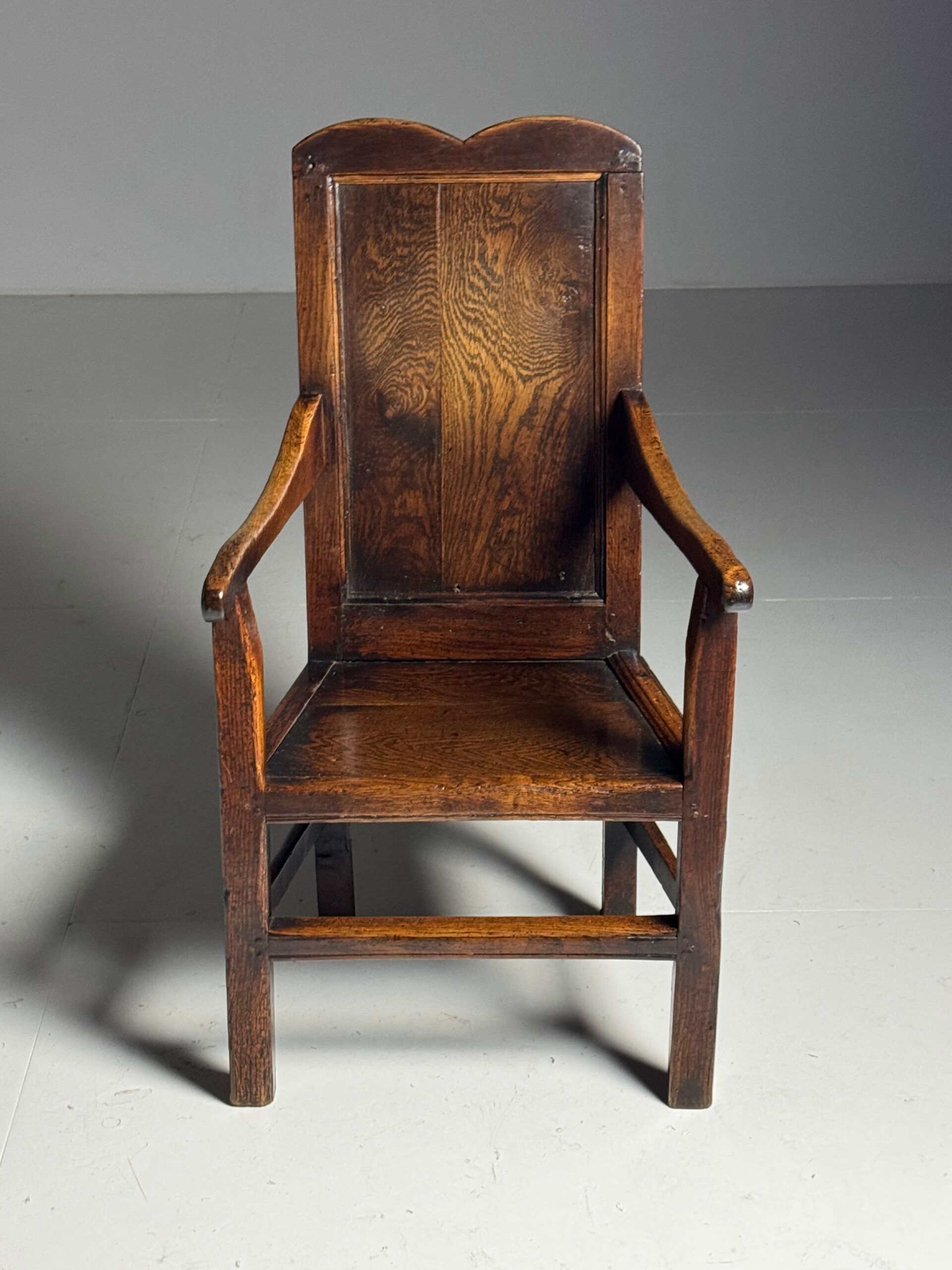 Chaise anglaise en chêne, 1650-1670