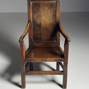 Chaise anglaise en chêne, 1650-1670
