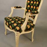 Pair of Cabriolet armchairs in Louis XV style