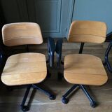 Set of two Martin Stoll office chairs