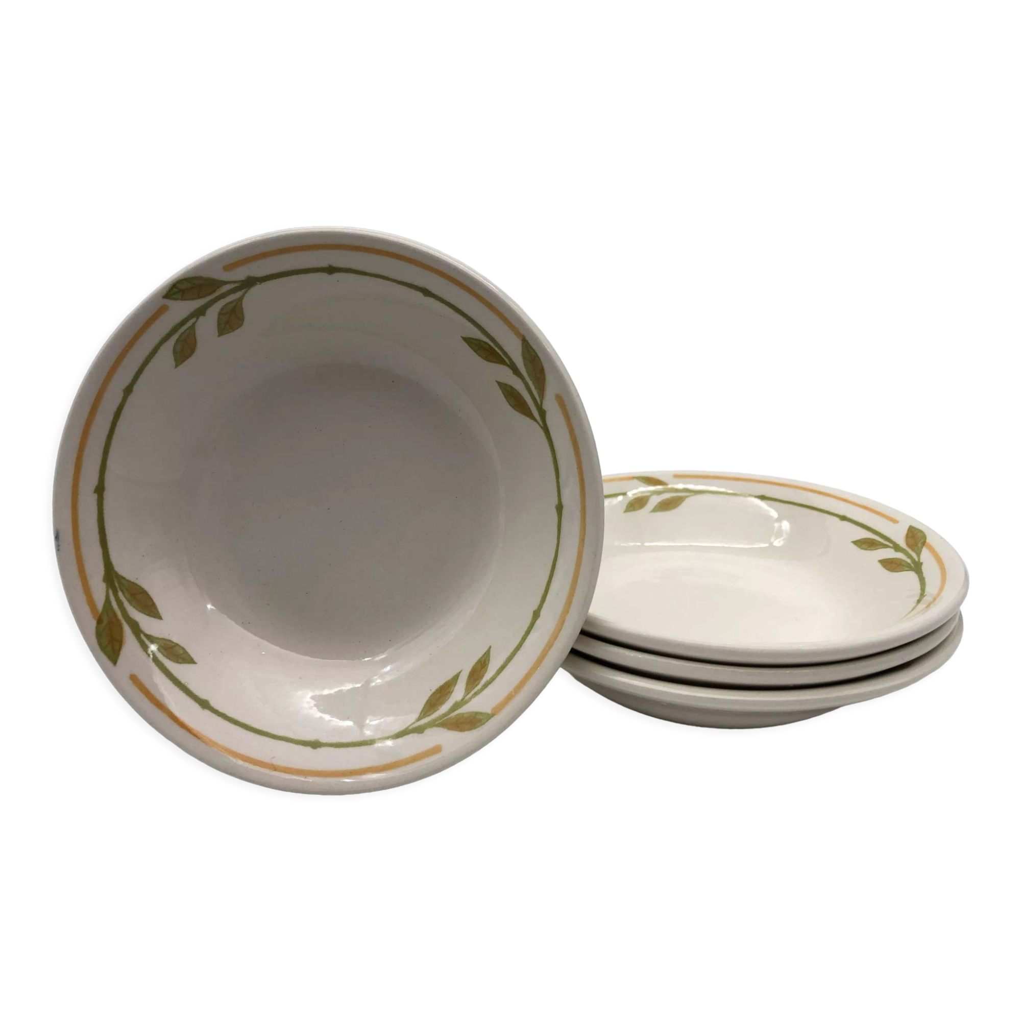 4 Dessert/Ice Bowls stamped "EIT-England"