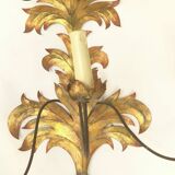 Large pair of painted metal wall lights, 1970s Italy.