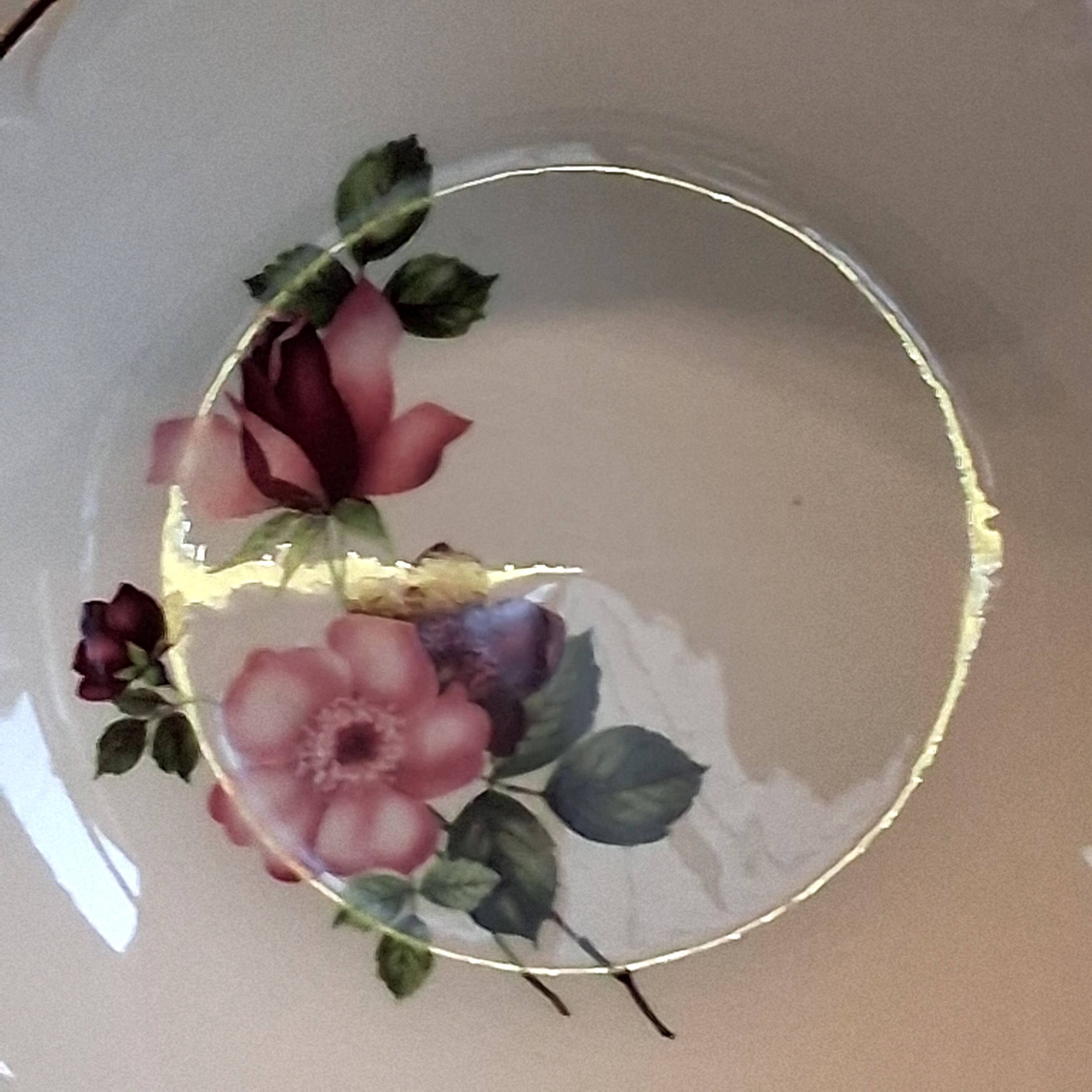 6 deep plates from Gien model "Chinon" in very good condition.