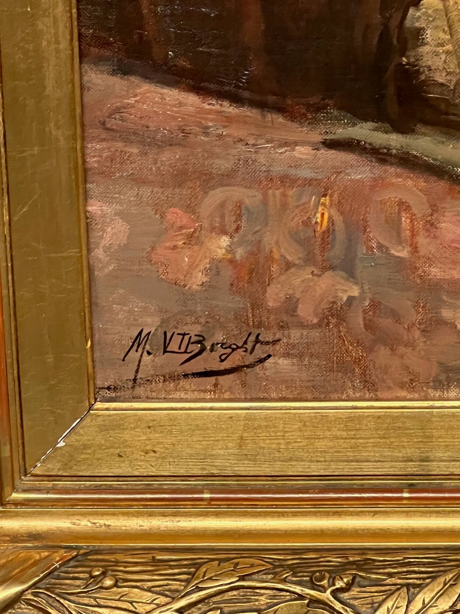 Mr. Van Der Borght. “Still life with flowers.”