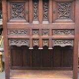 Dresser unit with two bodies in neo-Gothic style.