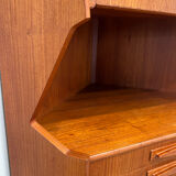 Scandinavian corner unit in teak, Danish design