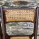 Vintage folding chairs wood and canning