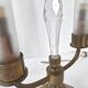 Pair of vintage candlestick lamps from the 1950s.