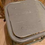 Tabouret en bois peint